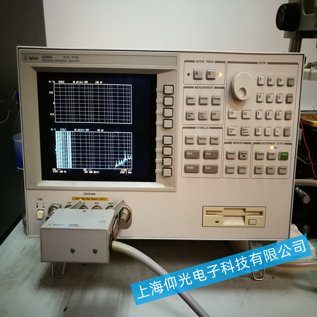 安捷倫阻抗分析儀4294A白屏維修案例及處理方法